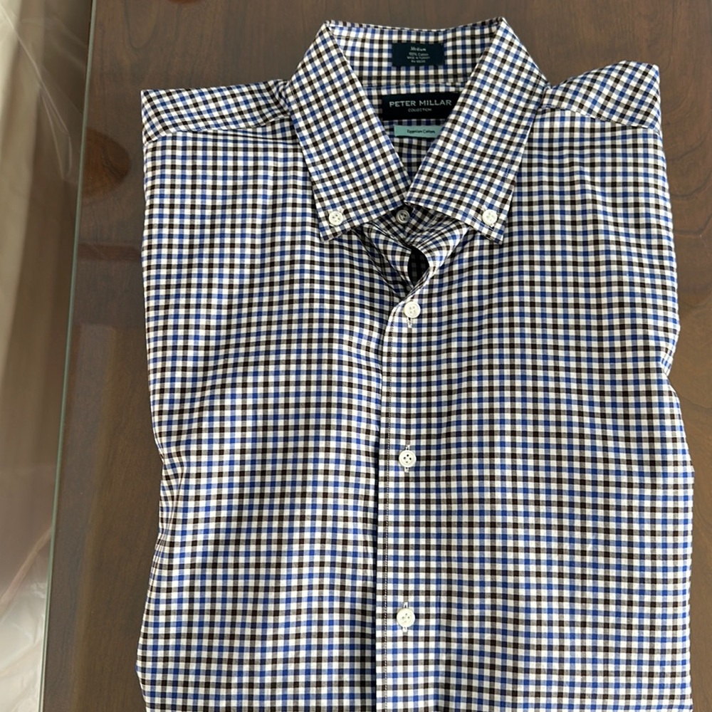 Peter Millar Medium Button Down Shirt - image 1